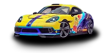 Porsche 718 Cayman Pac-Man Edition