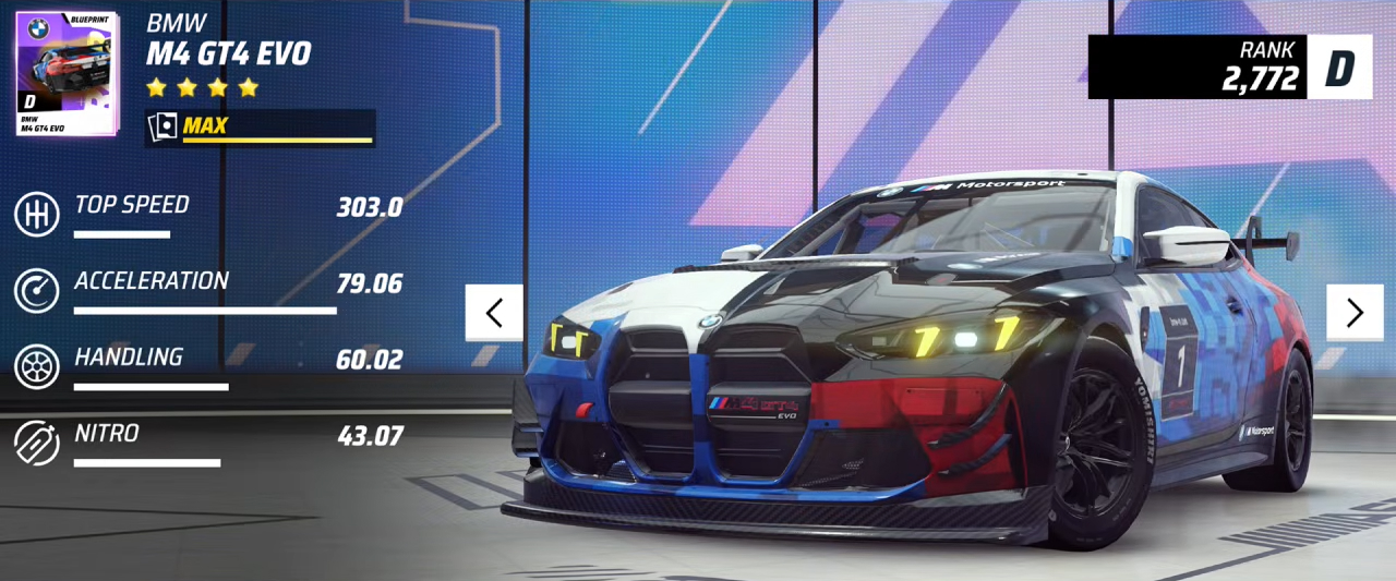 BMW M4 GT4 EVO