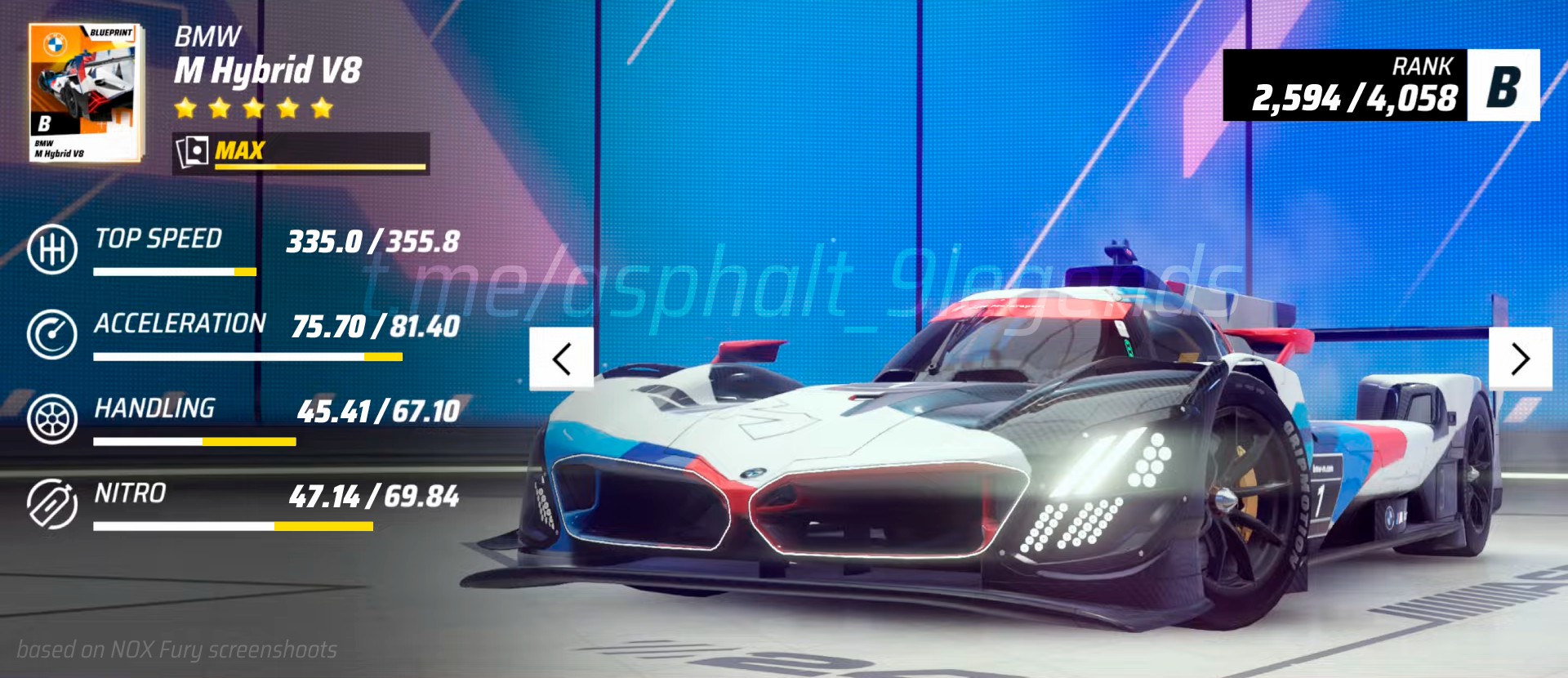 BMW M Hybrid V8