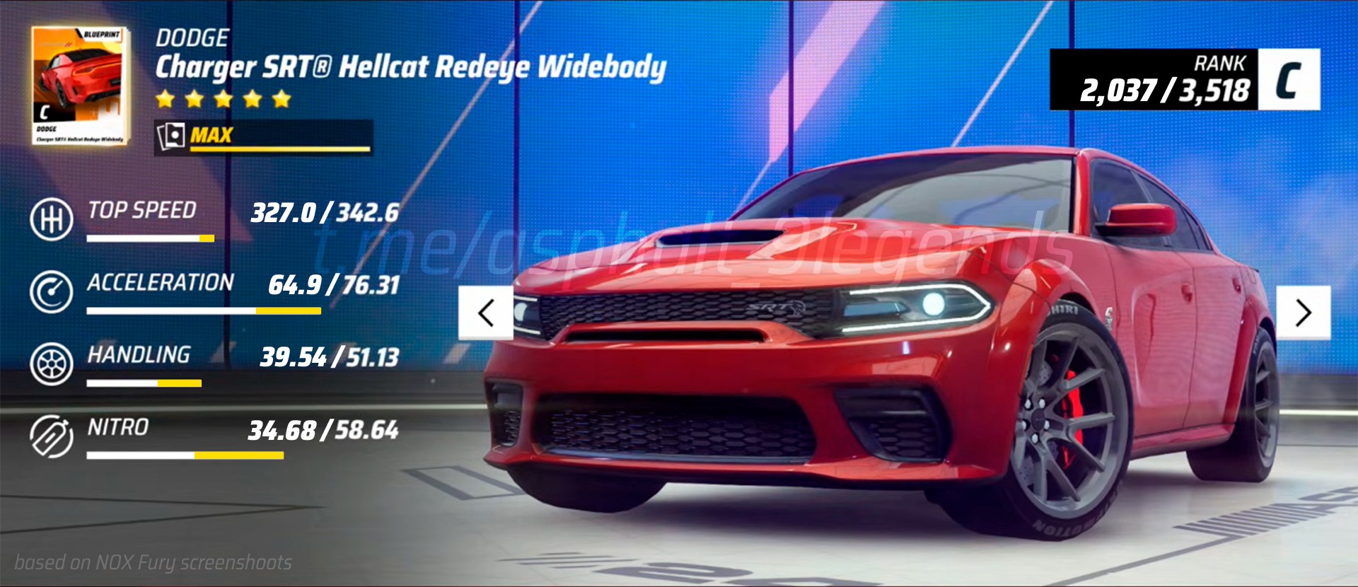 Dodge Charger SRT Hellcat Redeye Widebody